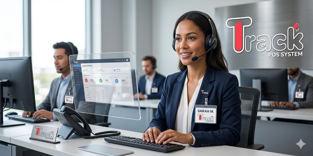 TrackPOSSystem support team — dedicated sales and customer assistance